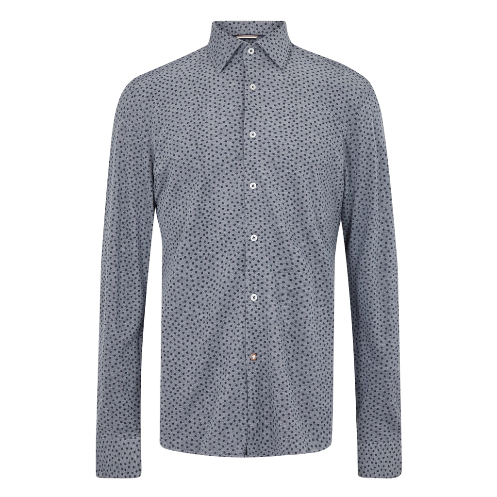 Hugo Boss Hal Kent Long Sleeve Shirt - Dark Blue 405